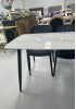 Cheryth Rectangle Dining Table Stone Top 160W 